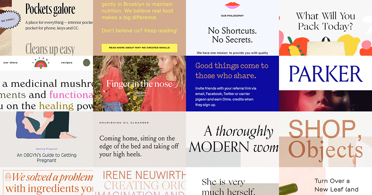 Best font pairings for your Shopify online shop