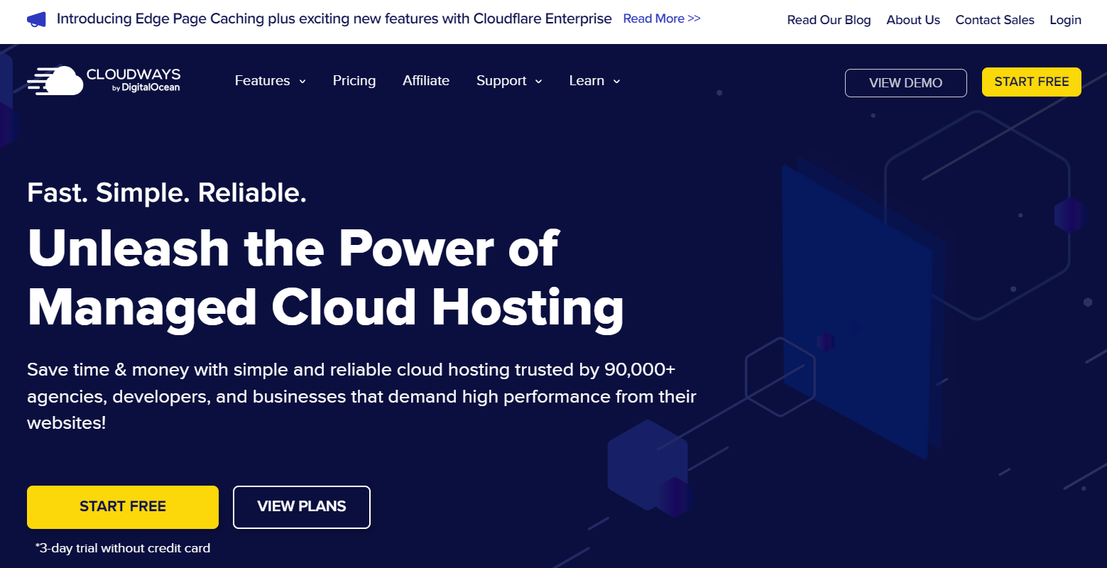 Cloudways hosting