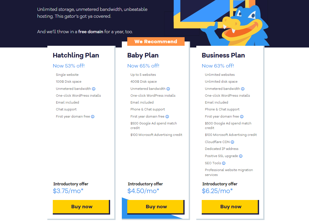 HostGator hosting - one of the best Magento hosting providers