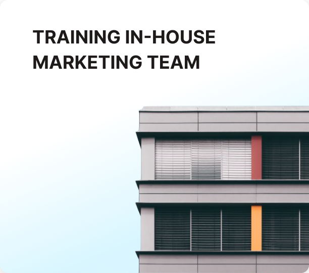 training in-house marketing team