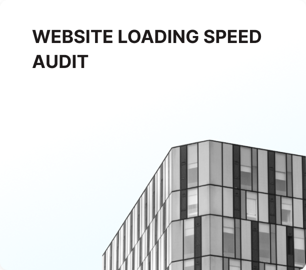 Website loading speed audit