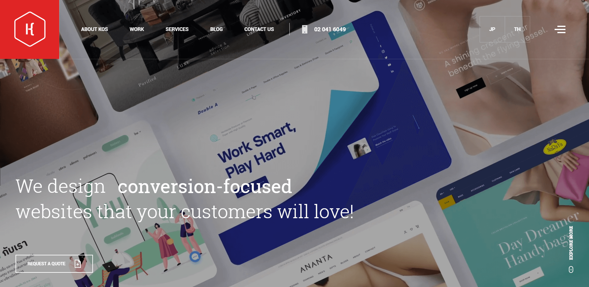 eCommerce development company in Thailand: KOS Design