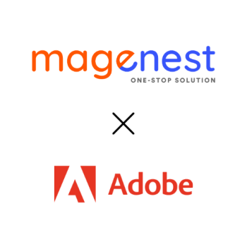 Magenest and Adobe Collaboration logo