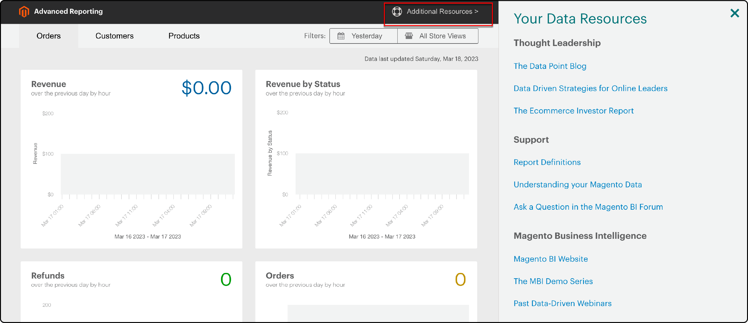 Step 3: Navigate the Advanced Reporting Dashboard